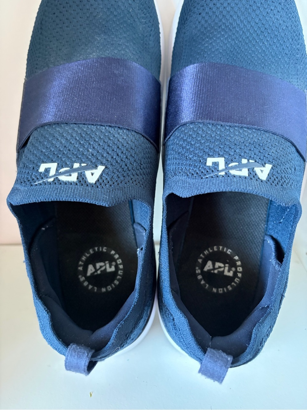 APL Men's TechLoom Bliss Navy and White Size 13 - Picture 5 of 9